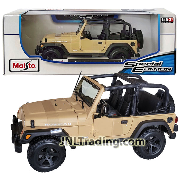 Maisto Special Edition Series 1:18 Scale Die Cast Car - Tan Color Off- –  JNL Trading