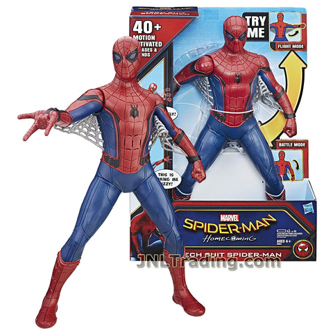 Year 2016 Marvel Spider-Man Homecoming Movie Series 15 Inch Tall Elect –  JNL Trading