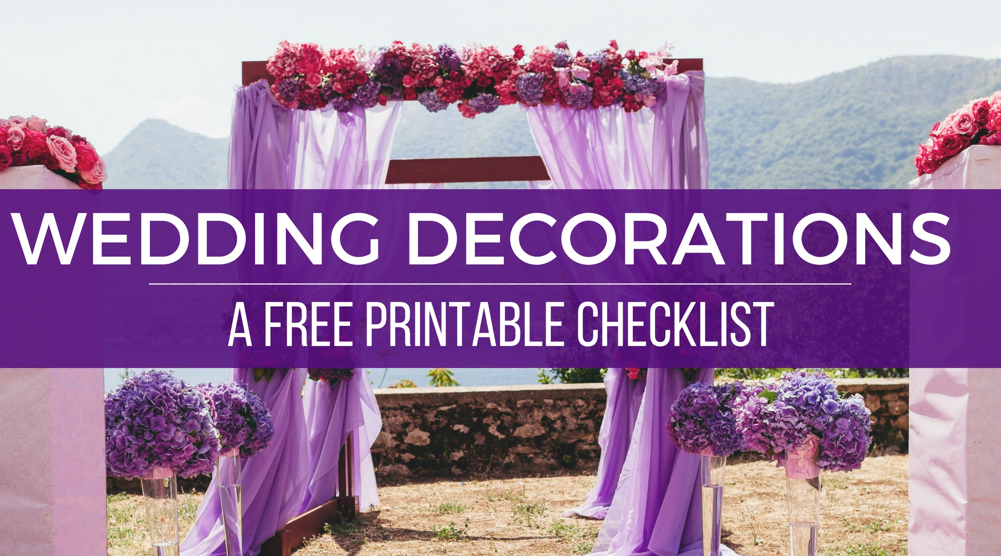 Wedding Decorations on a Budget: A Free Printable ...