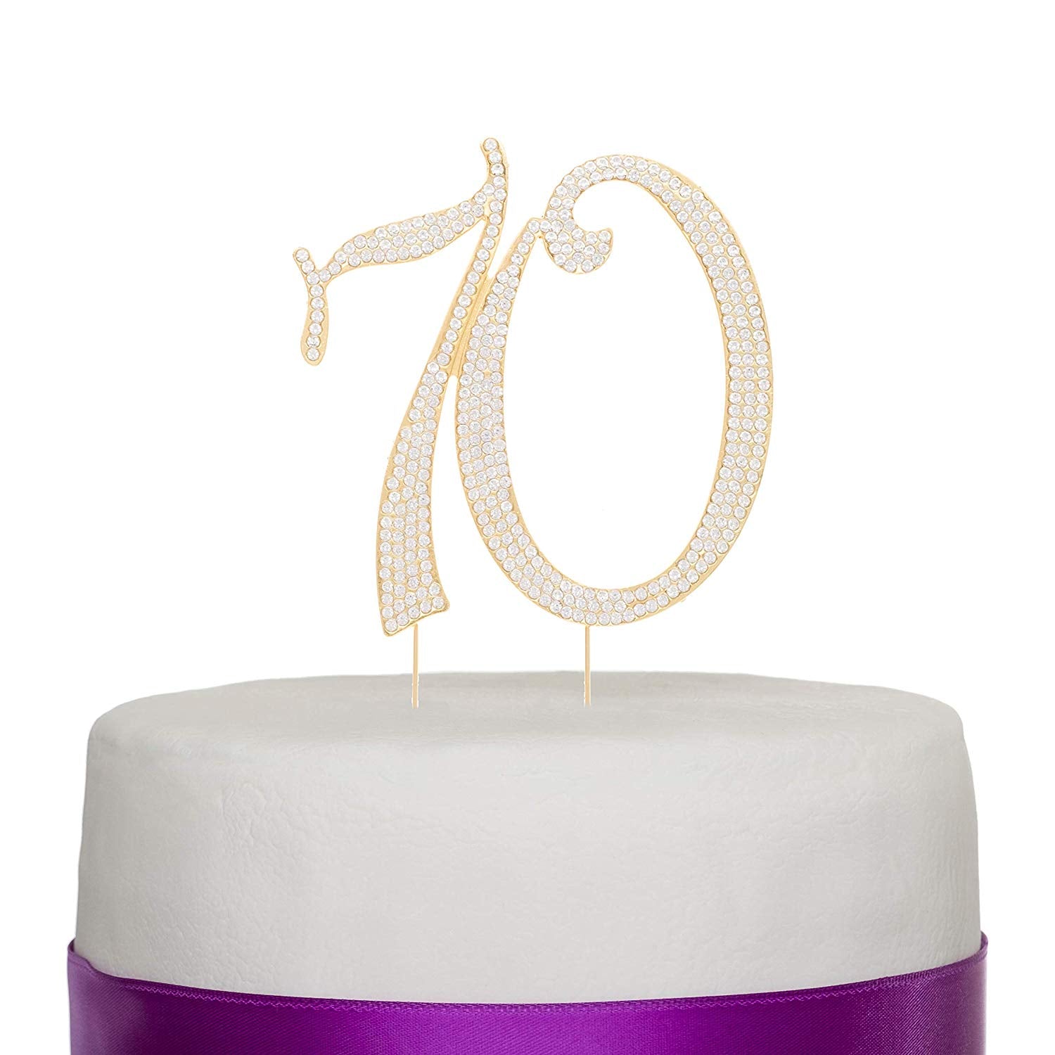 Only at the 99 Party Mylar Cake Topper Number Seven With Stick Bulk Case 48