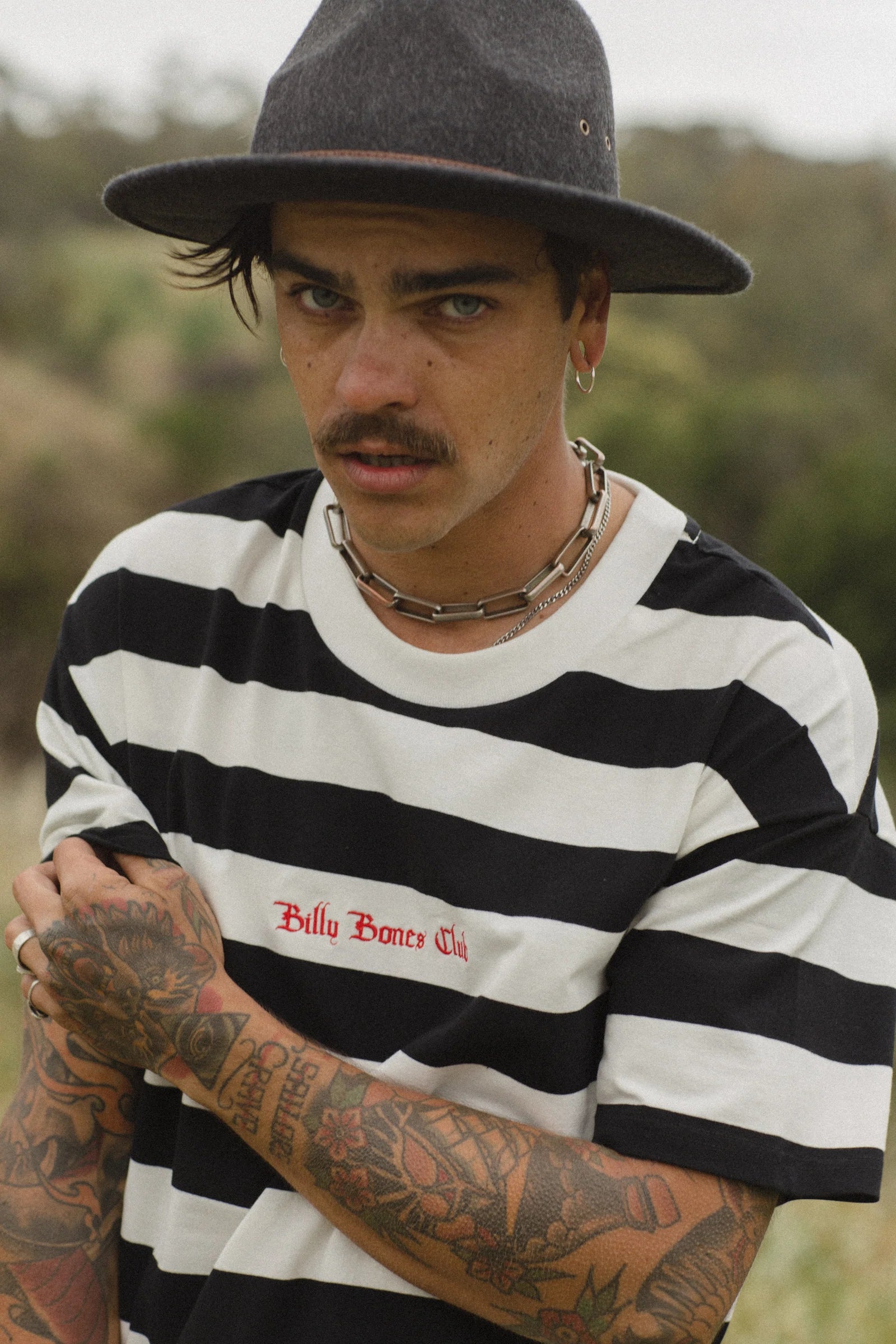 BILLY BONES CLUB WIDE BRIM FEDORA - GREENED OUT – Pretty Rad Store