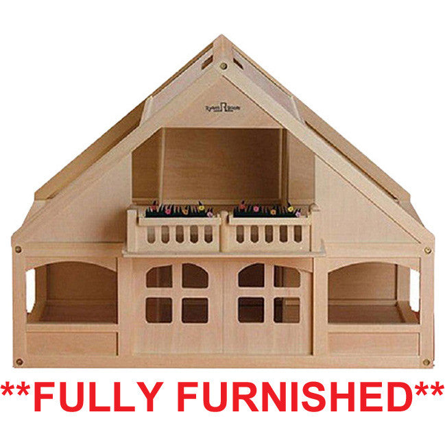 fully furnished dollhouse