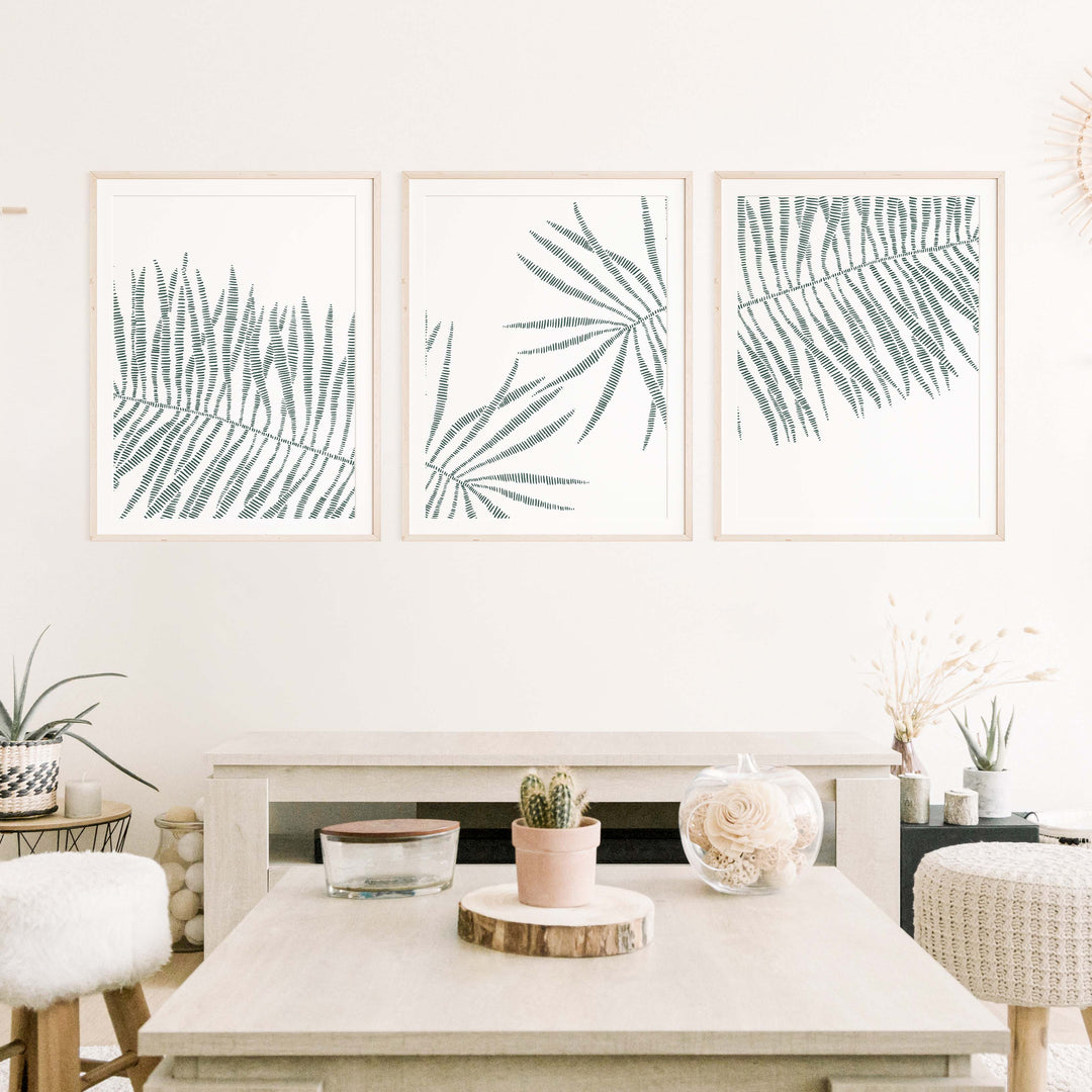 A Palm Menagerie - Prints Home Art or - 3 | of Jetty Set Canvases