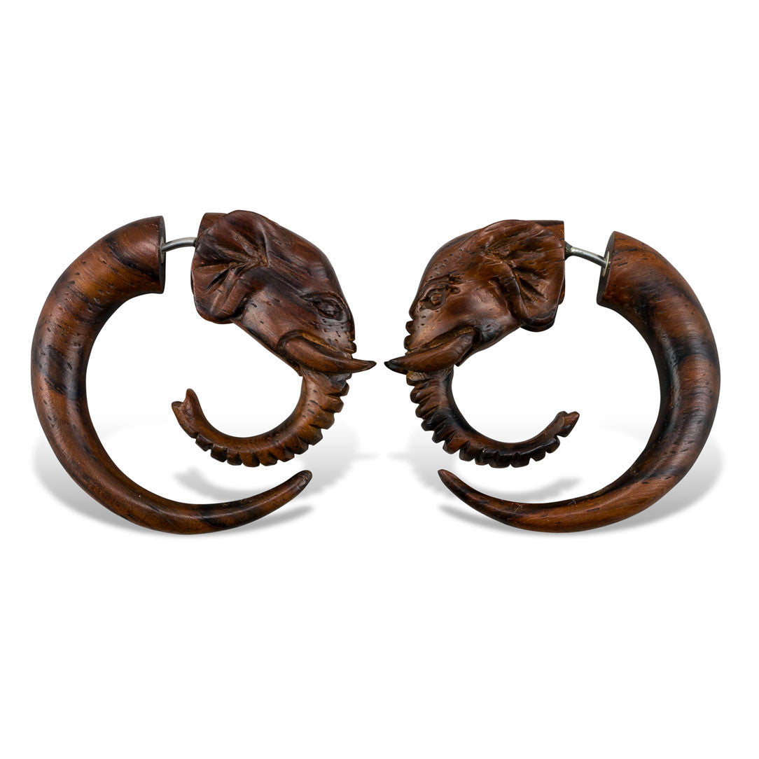 <span>EFW-005<span>: </span></span>Elephant Spirals - Wood