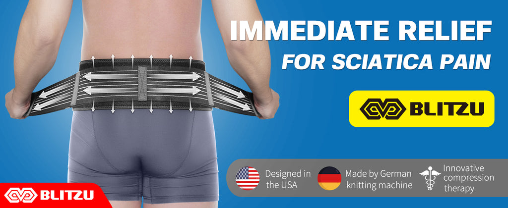 Hip Brace | Trochanteric Belt for Pelvis, Lumbar & Sciatica SI Joint Pain Relief.