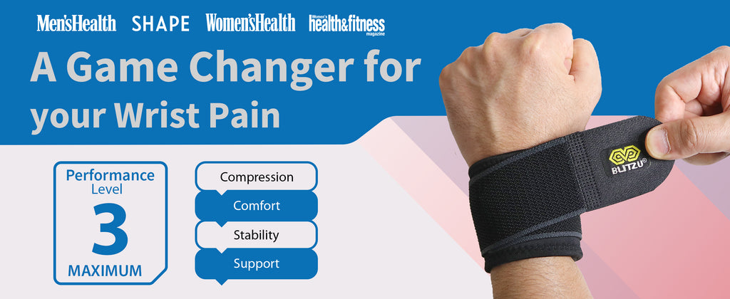 wrist brace strap wrap compression for pain relief and support to prevent wrist injuries