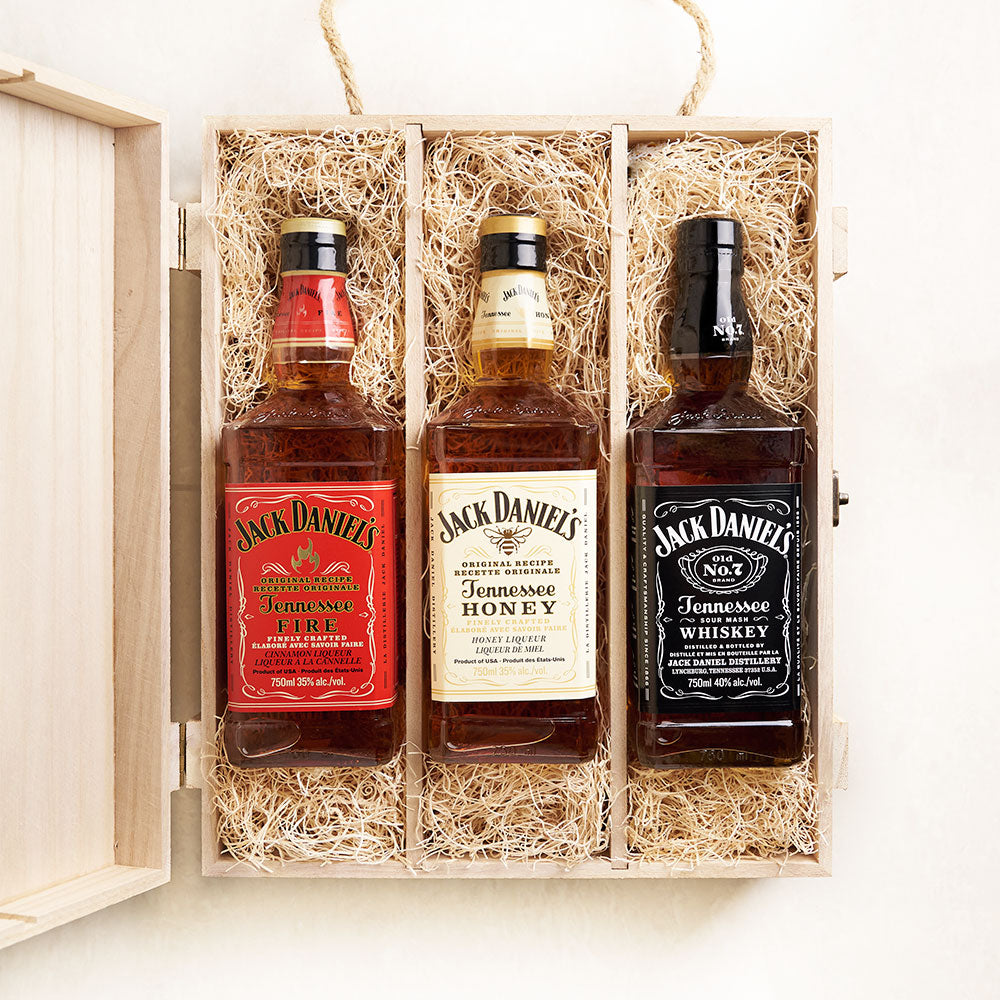 Jack Daniel's Whiskey Executive Crate Liquor Gift