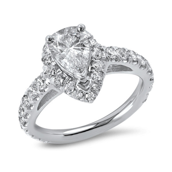 .92 Carat Pear Shaped Engagement Ring