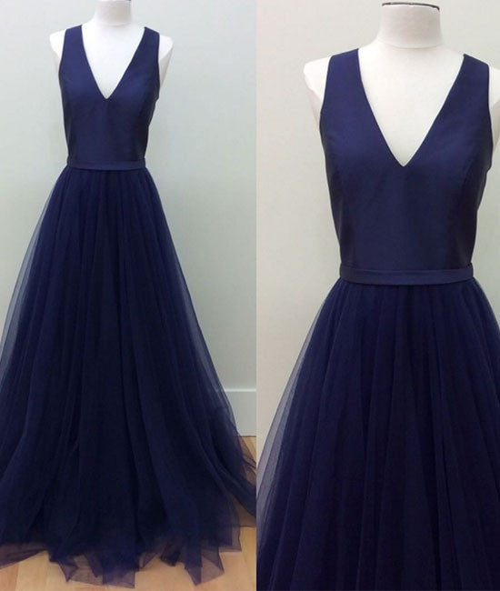 long gown midnight blue