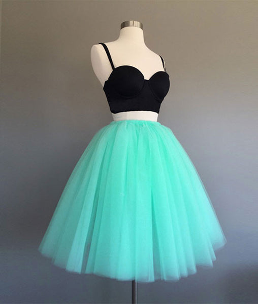 Cute two pieces mint Green short prom dress, homecoming dress – shdress