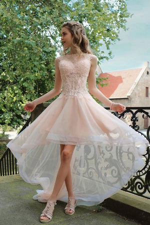 light pink hoco dress