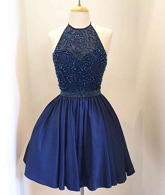 dark blue homecoming dresses