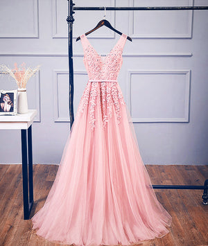 pink tulle bridesmaid dress