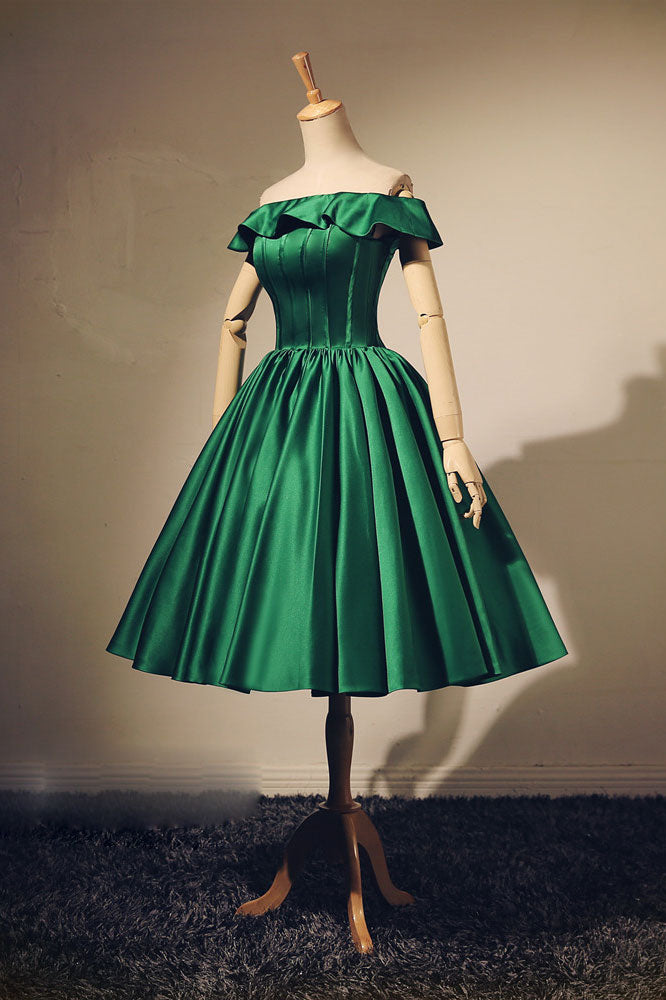 short green prom dress