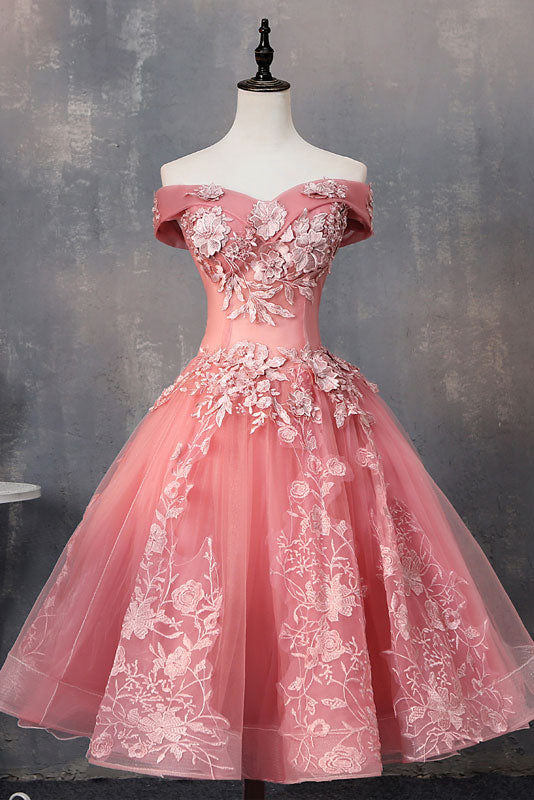 pink cocktail dress for prom
