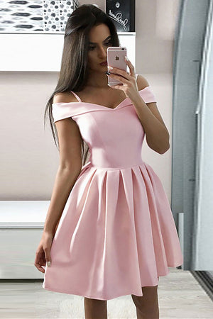 pink homecoming dress