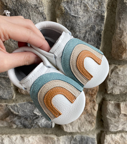 Moonshine Rainbow Moccasins – tinybabysoles