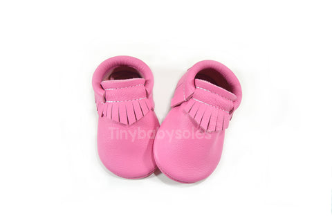 pink moccasins