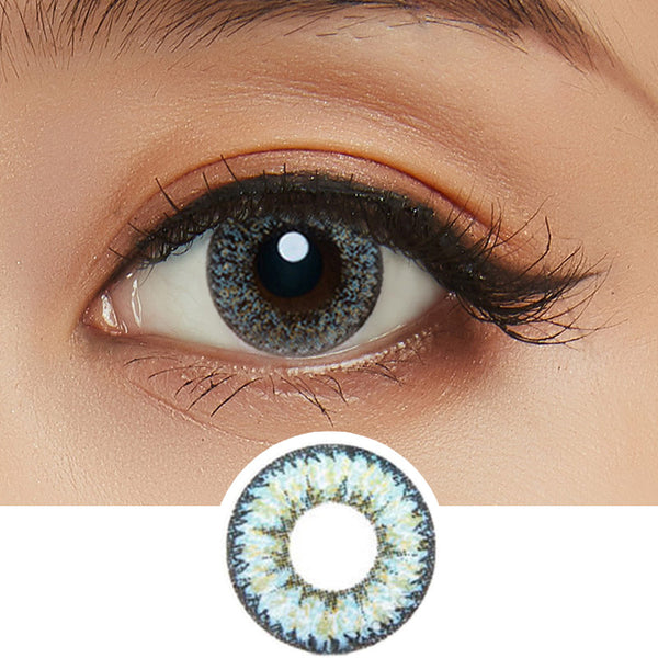 Buy GEO Nudy Golden Blue Colored Contacts | EyeCandys