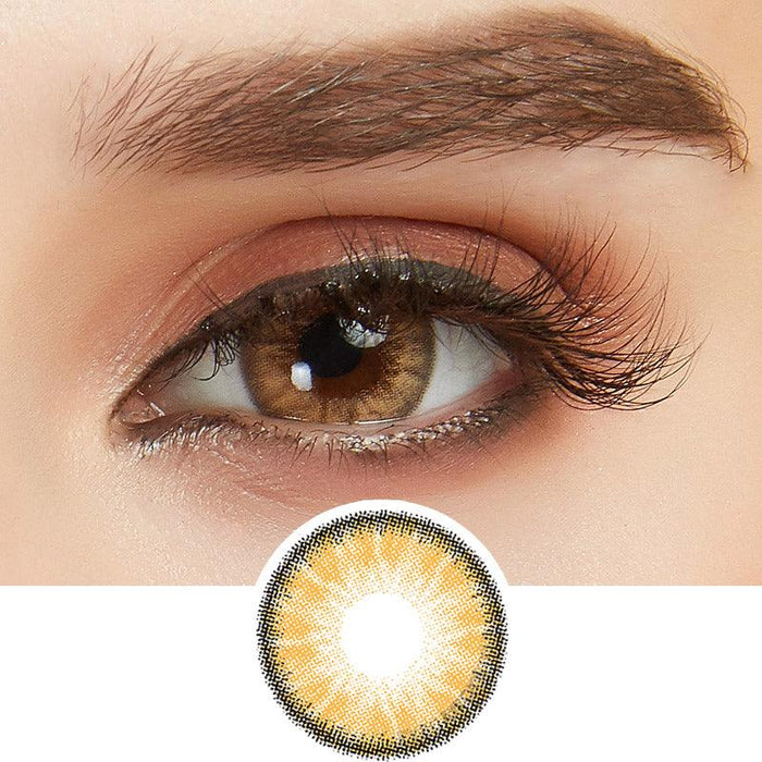 Bløde spole blanding Buy EyeCandy's Desire Toffee Brown Colored Eye Contacts | EyeCandys