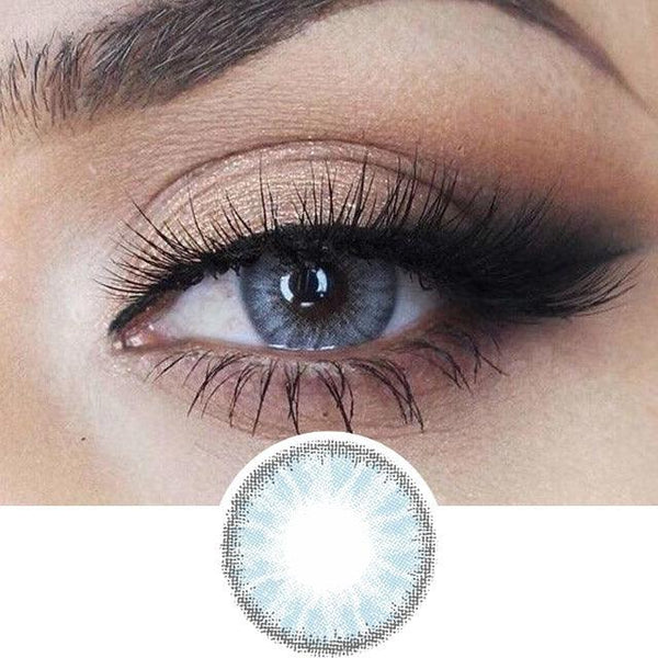 Buy EyeCandy's Desire Glacier Blue Colored Eye Contacts | EyeCandys