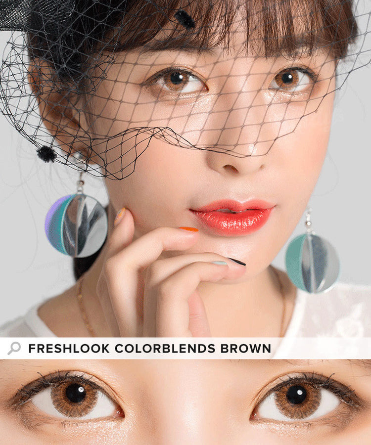 Buy Freshlook Colorblends Brown Colored Contacts Eyecandys