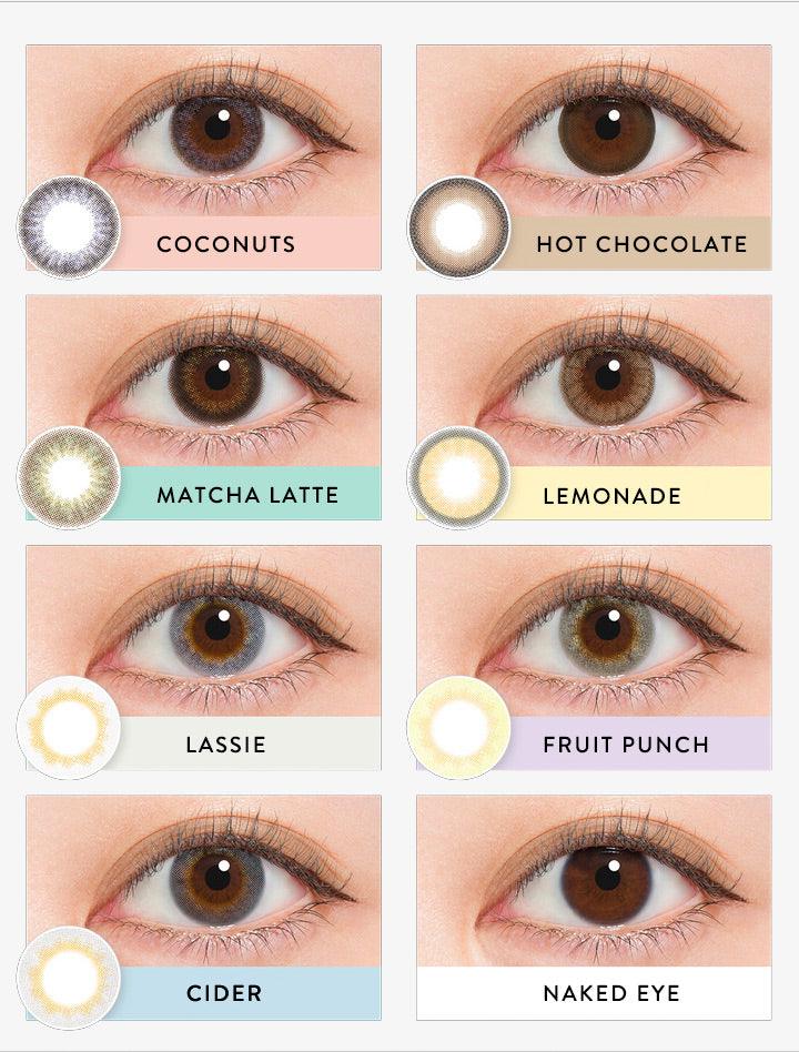 Buy N's Collection Cider Grey Coloured Contacts | EyeCandys