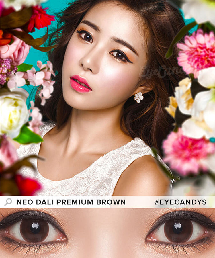 Buy NEO Dali Premium Brown Circle Lenses | EyeCandys