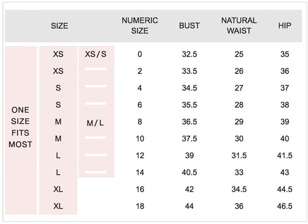 42 women's size conversions