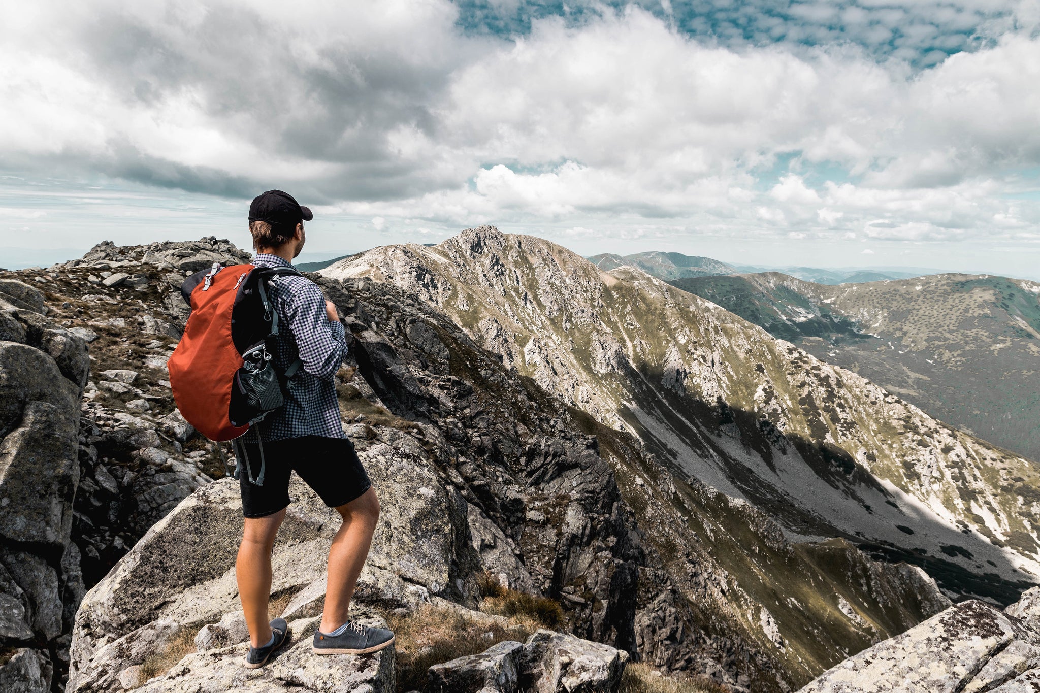 Man enjoying the epic view