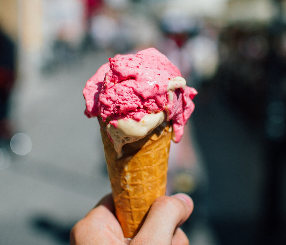 Oberlecker - Eiscreme im Sommer ist ein Genuss