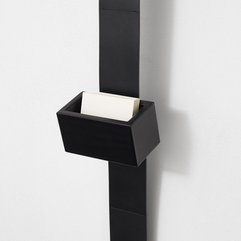 Kvadrat / Raf Simons 'Leather Accessory Box' - Small Black In-Situ
