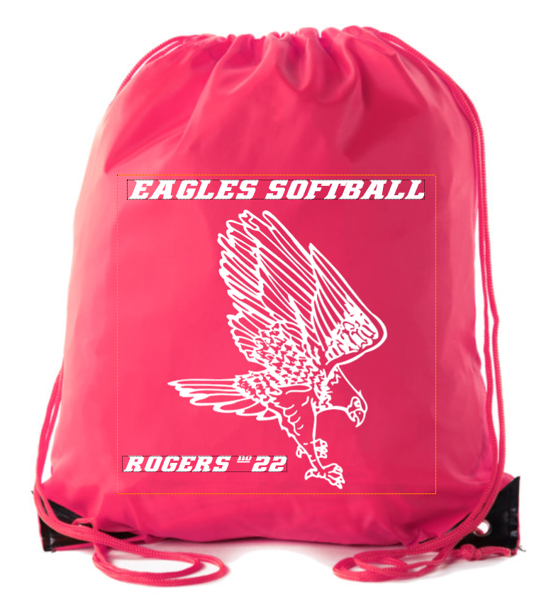 Mato & Hash Custom Softball Drawstring Bag