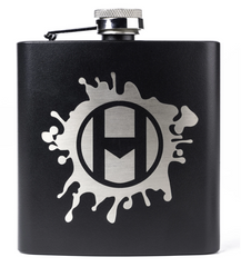 Mato & Hash Custom Laser-Engraved Flask