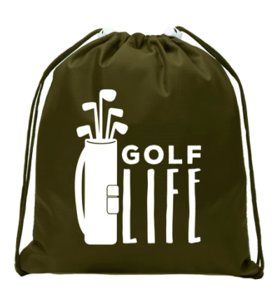 Mato & Hash "Golf Life" Drawstring Bag