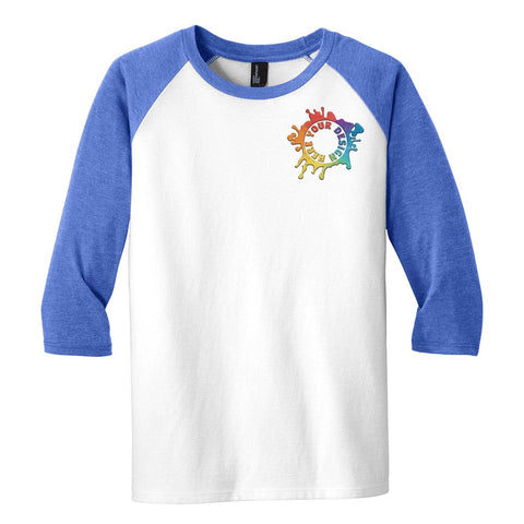 Gildan Youth Heavy Cotton™ 3/4-Raglan Sleeve T-Shirt