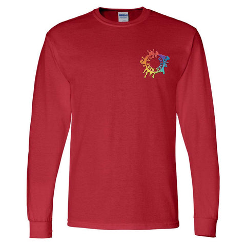 District Men's Cotton/Polyester Fleece Hooded Sweatshirt Embroidery