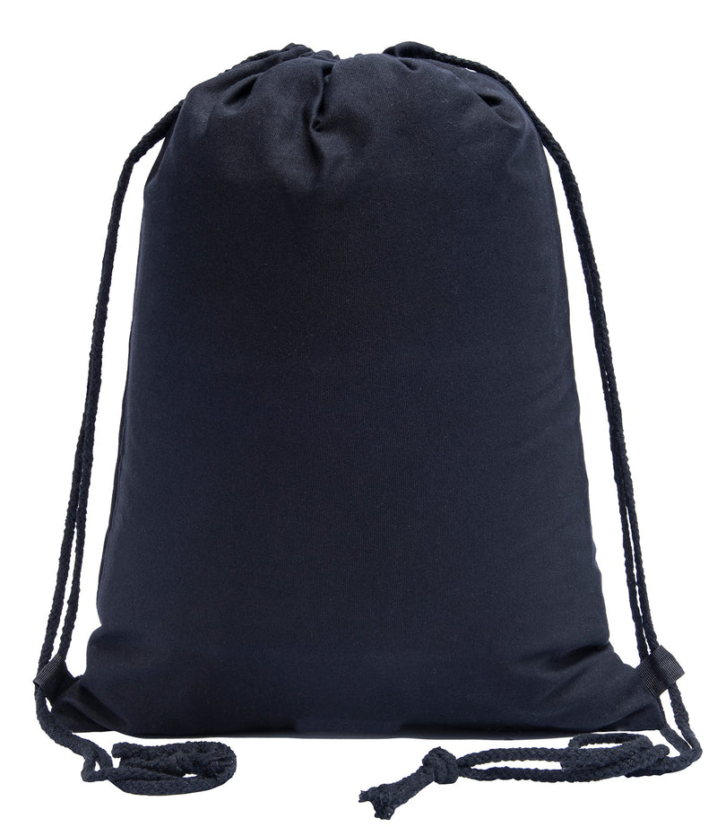 Black Cotton Drawstring Bags Or Sacks From Stock In Packs 10, Available  Next Working Day