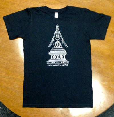 Kathmandu Nepal Stupa T Shirt Dharmashop