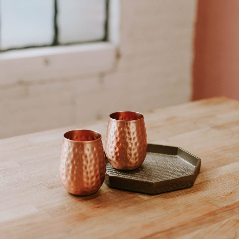 Hammered Copper Mini Pinch Pot – BHFhome