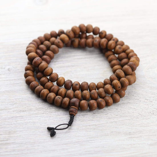 Mala bracelet with Tiger Eye & Hawk Eye counter beads – Spirit Carrier