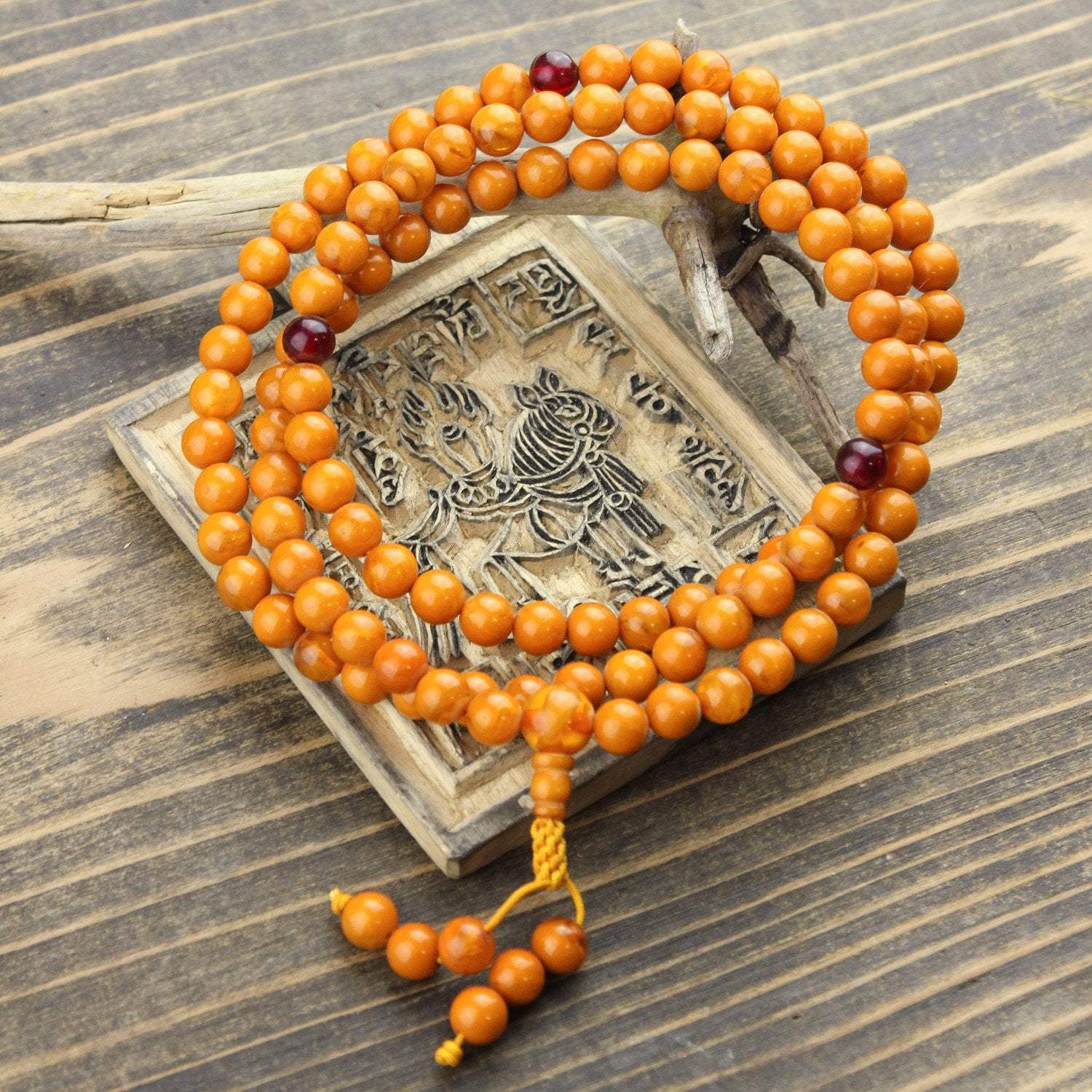 Purification + Prana Bloodstone Mala Bracelet Kit - MeraKalpa Malas