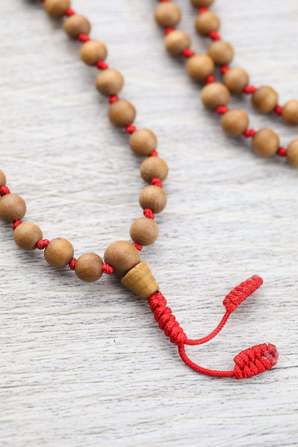 Sandalwood Chandan Mala Beads Unisex Prayer Beaded Necklace 