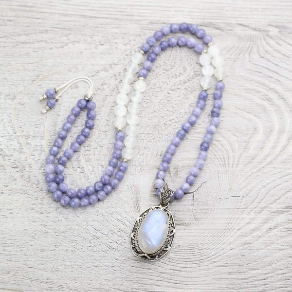 Magical Moonstone Mala - DharmaShop