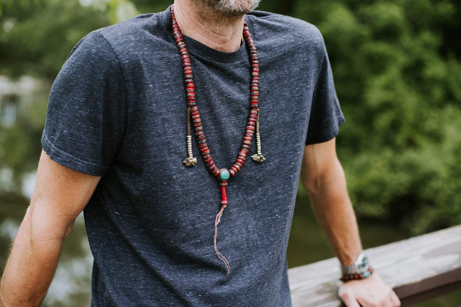 men's mala necklace