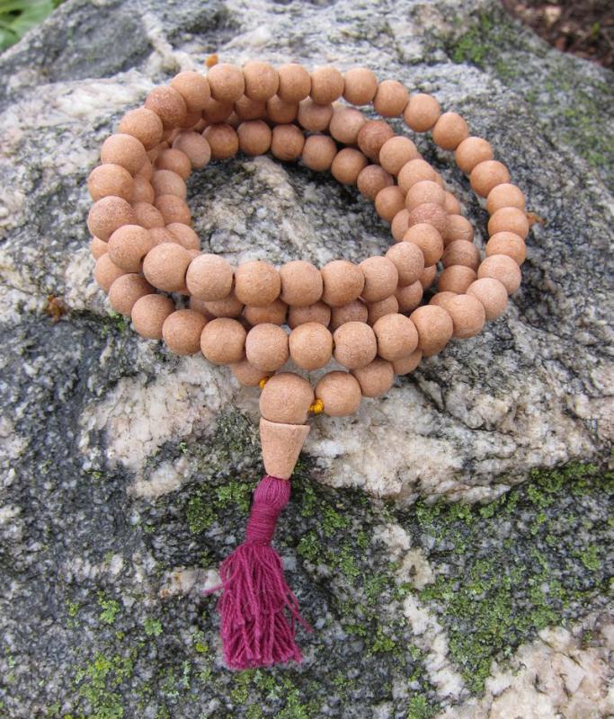 Simple Traditional Wood Mala - DharmaShop