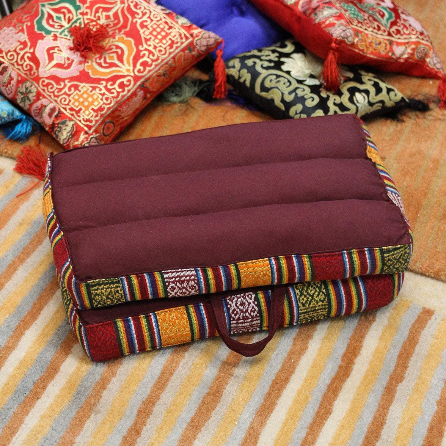 folding-tibetan-meditation-cushion-thedharmashop