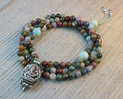 Tibetan Relaxation Mala with Ganesh Gau - DharmaShop