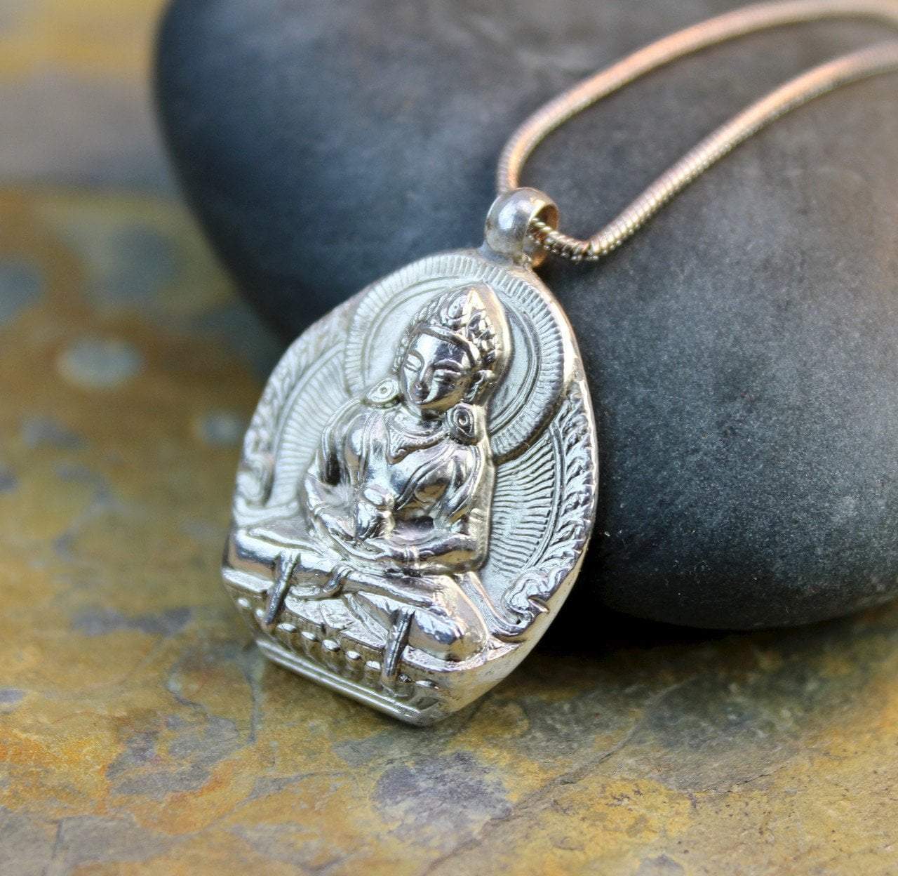 Serene Buddha Pendant - DharmaShop