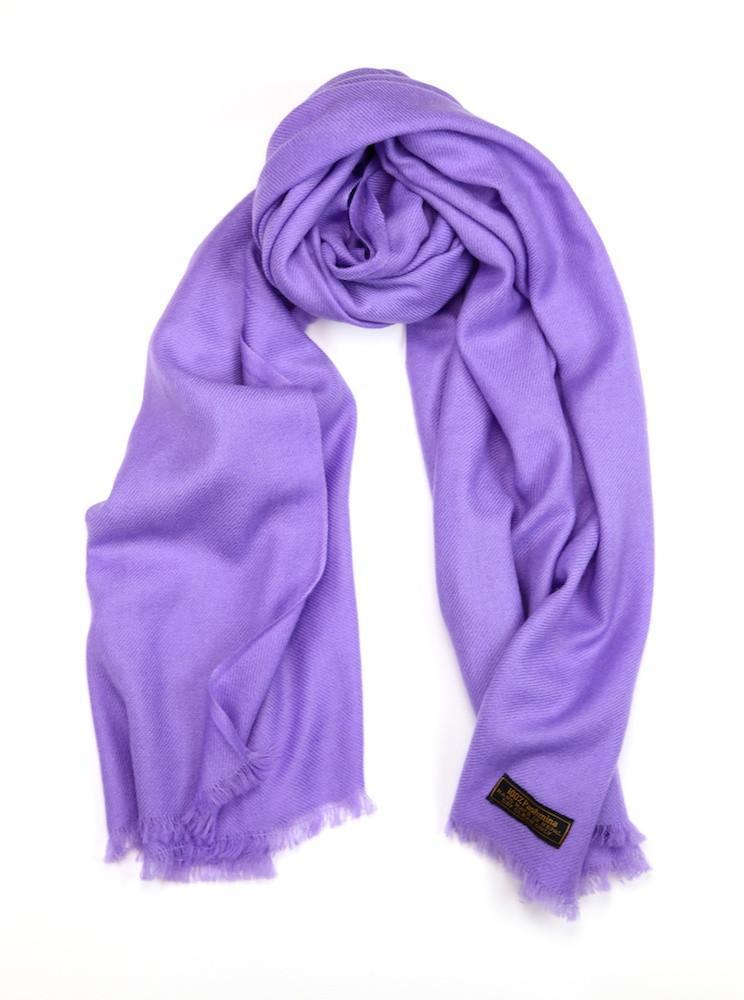 100% Pashmina Shawl in Lavender - DharmaShop